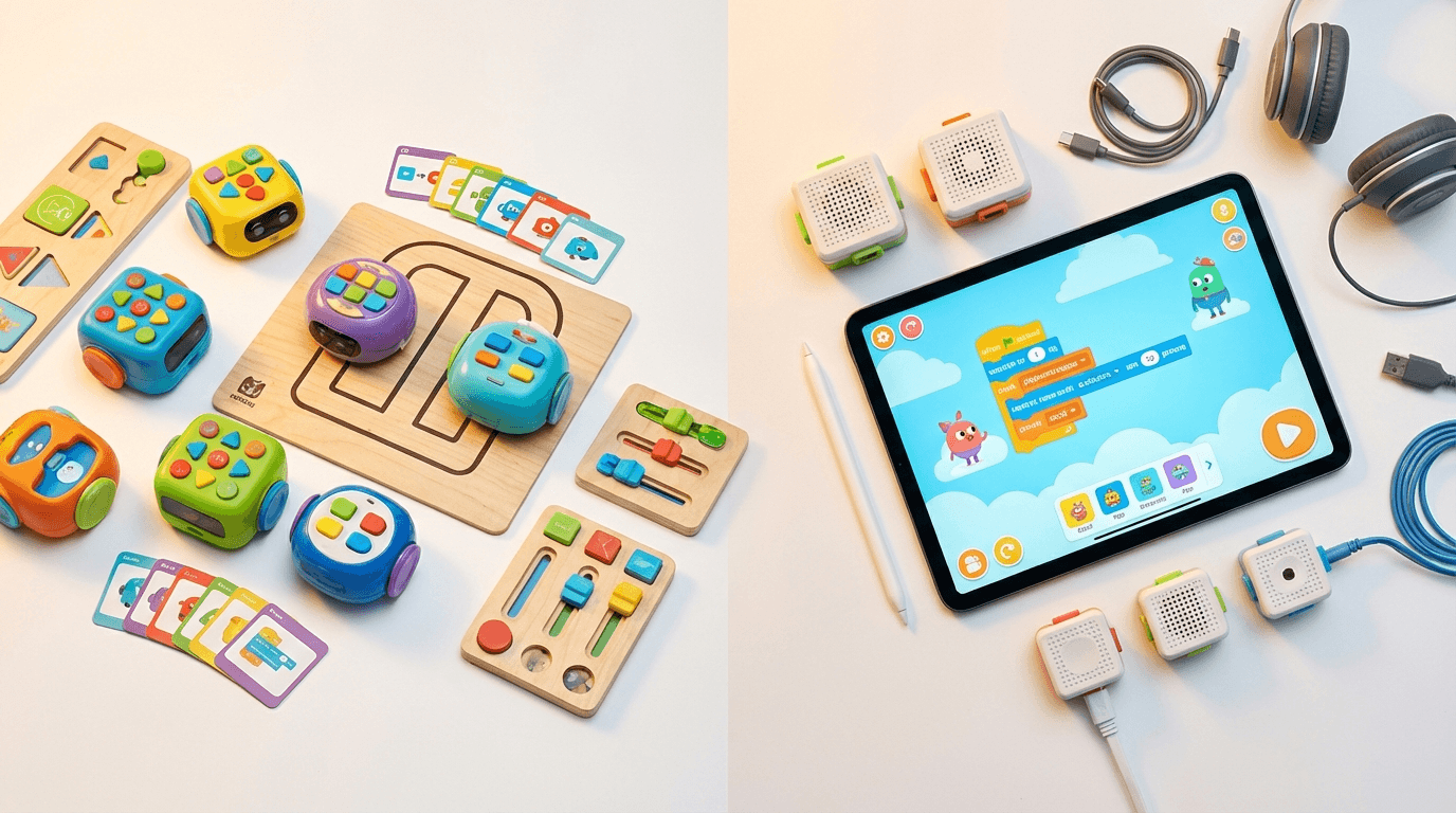 Screen-Free vs Screen-Based Coding Toys: Which Is Better for Kids?