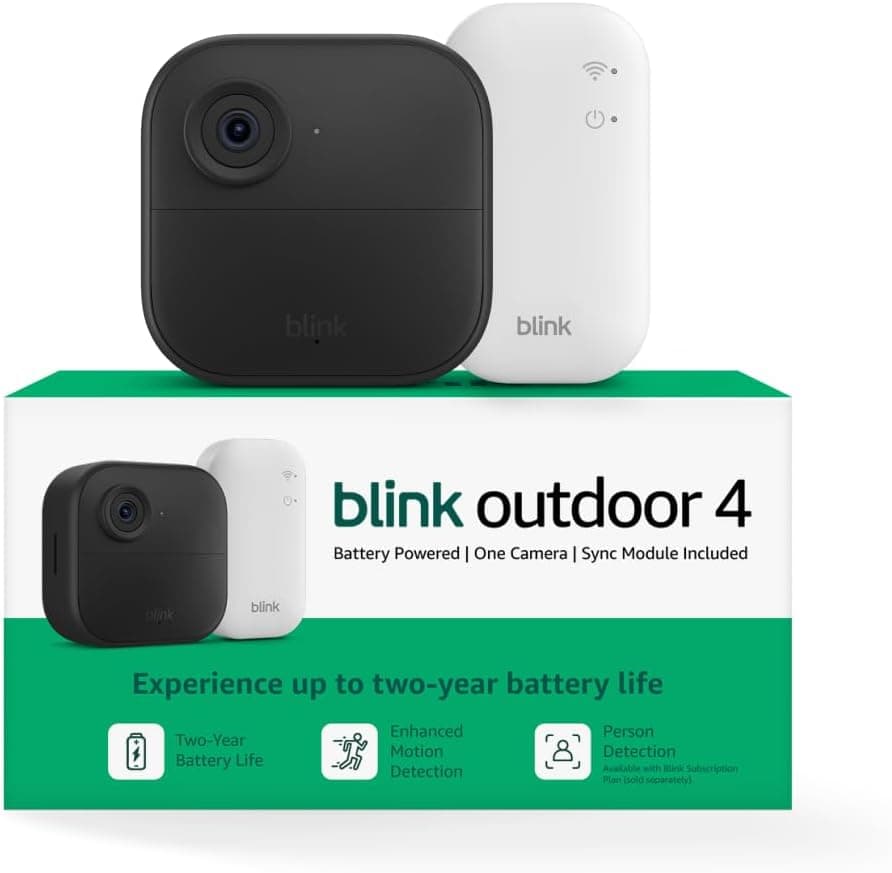 Blink Outdoor 4 Review UK 2026 — The £40 Amazon Security Camera With Two-Year Battery Life