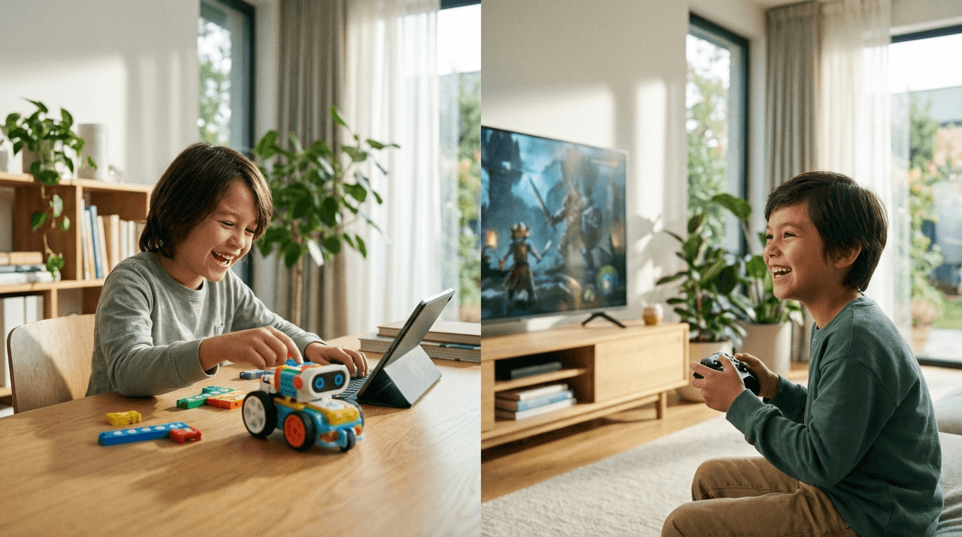 Coding Robots vs Video Games: Which Is Better for Children's Development?
