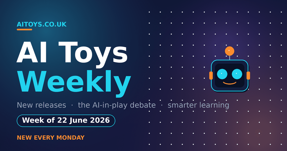 AI Toys Weekly: Hasbro's AI Studio, the Chatbot-Toy Crackdown & Smarter Learning