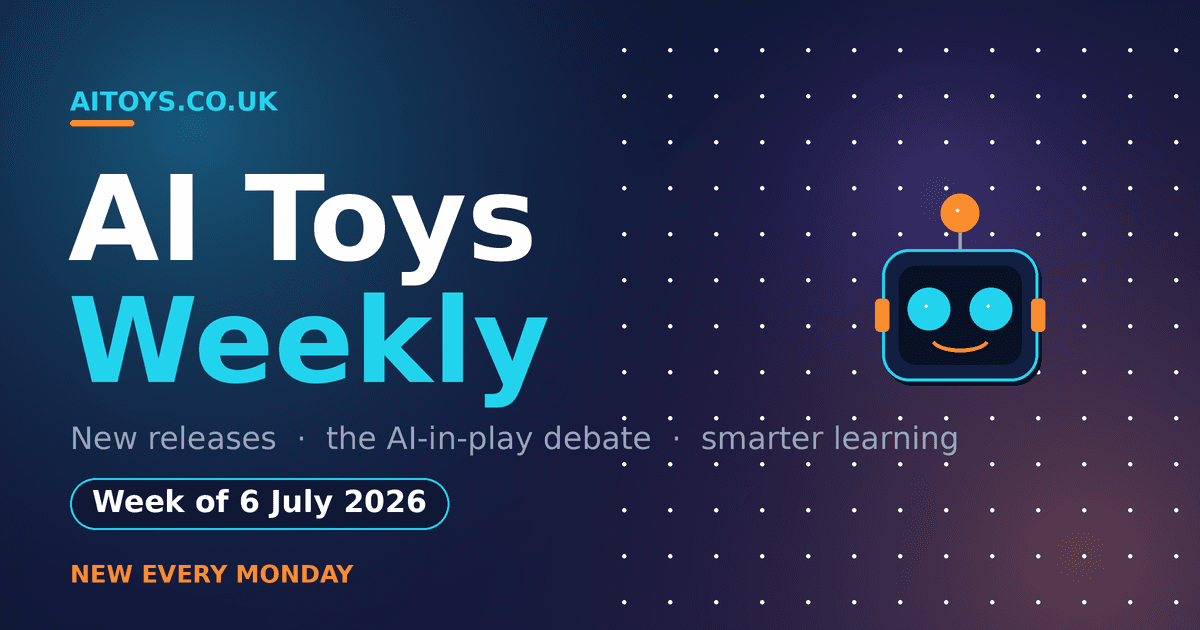 AI Toys Weekly: New AI Companions, a Regulation Milestone & UNICEF's Wake-Up Call