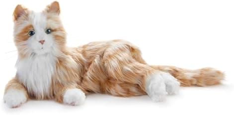Joy For All interactive companion cat, orange tabby