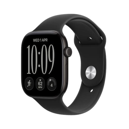 Black 46mm Apple Watch Series 12 GPS, listed at £377.10