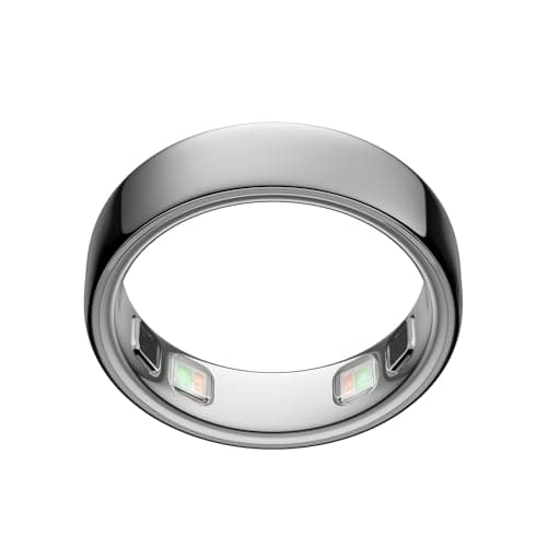 Silver Oura Ring 5, size 10, the Amazon UK listing photo