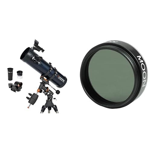 Celestron AstroMaster 130EQ Newtonian reflector telescope on an equatorial mount