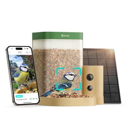 Birdfy Rookie solar-powered smart bird feeder camera for beginners