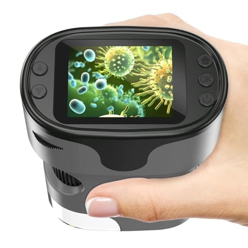 BEBANG 1000X handheld digital microscope for kids with 2 inch LCD screen