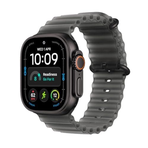 Black titanium Apple Watch Ultra 4, listed at £674.10