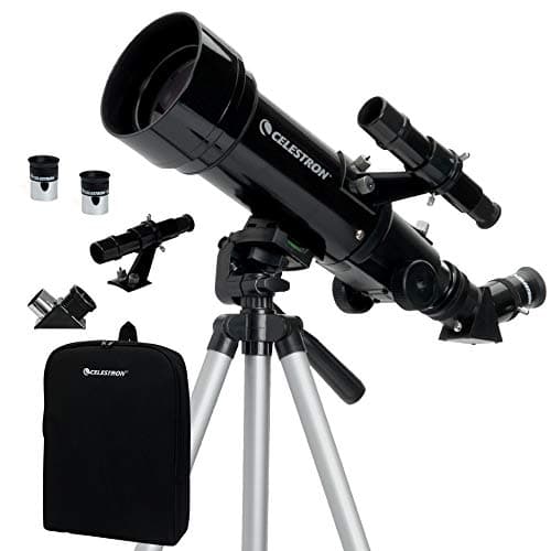 Celestron Travel Scope 70 portable refractor telescope with backpack and tripod