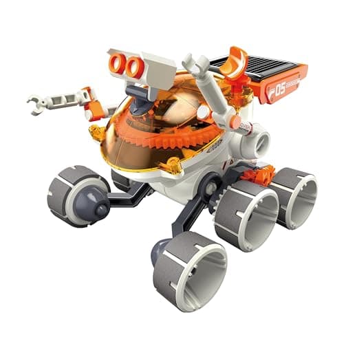 CONSTRUCT and CREATE solar powered rover STEM kit with adjustable solar panel