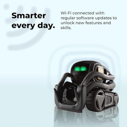 Anki Vector 2.0 companion robot on its charging cradle
