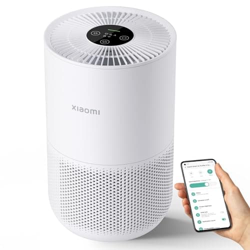 Xiaomi Mi Air Purifier 4 Compact with True HEPA H13 three-stage filter and Mi Home app control