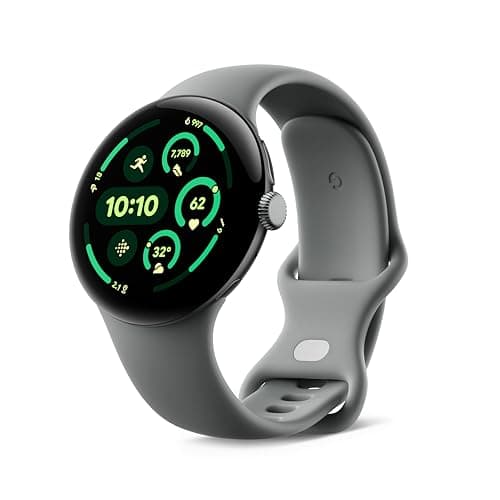 Google Pixel Watch 3 45mm Android smartwatch with Fitbit Daily Readiness, Cardio Load coaching and Loss of Pulse detection
