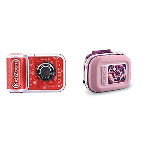 VTech Kidizoom PrintCam kids camera with built-in thermal printer and flip-up selfie lens