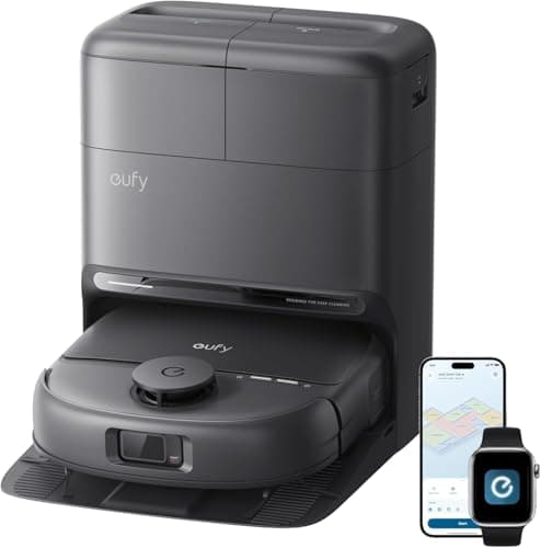 eufy C28 Omni robot vacuum with self-cleaning roller mop