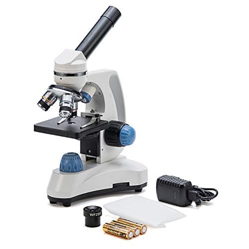 Swift SW150 compound monocular student microscope with 40x to 1000x magnification