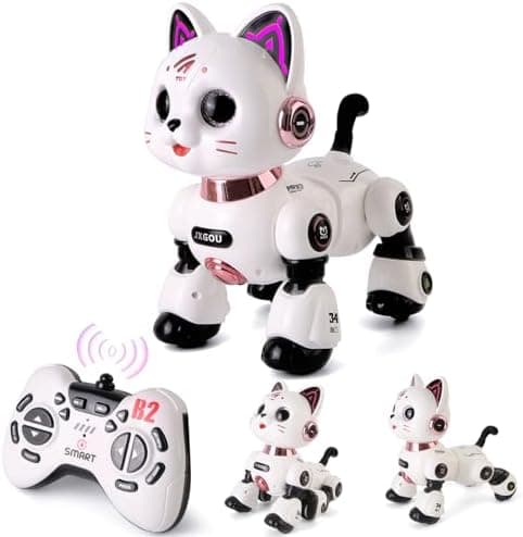 Varrotoy remote control robot cat for ages 8 and up