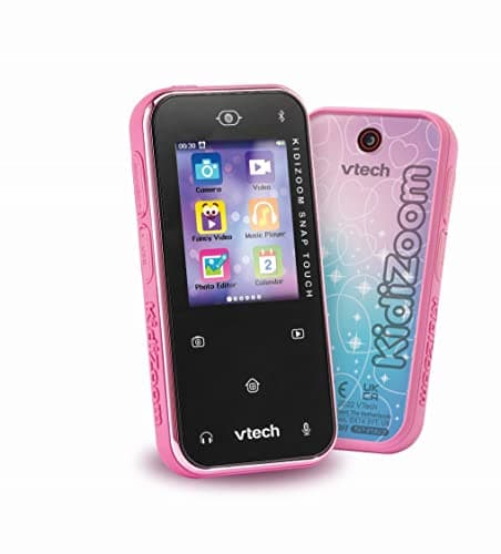 VTech Kidizoom Snap Touch pink pocket touchscreen kids camera with dual 5MP lenses