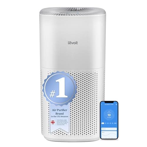 Levoit Core 600S smart air purifier covering up to 294 square metres with CADR 697 and Alexa control