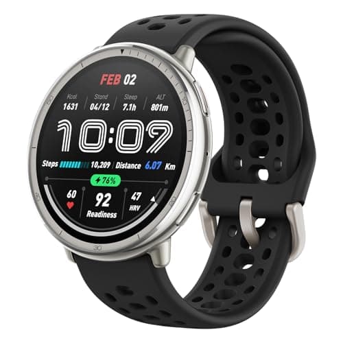 Amazfit Active 2 44mm smartwatch with built-in GPS offline maps, HD AMOLED display and up to 10 day battery life