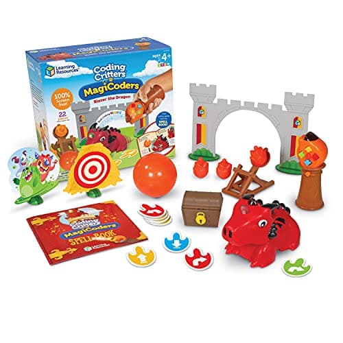 Learning Resources Coding Critters MagiCoders Blazer the Dragon screen-free coding robot