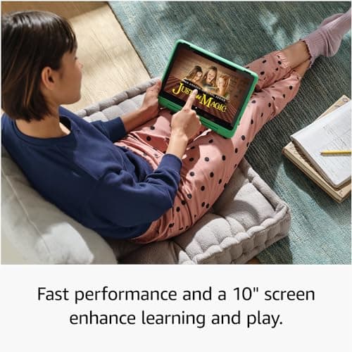 Amazon Fire HD 10 Kids Pro tablet with slim case