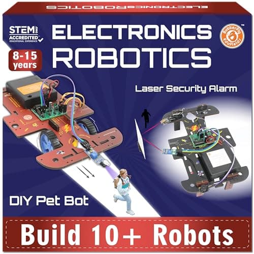 Butterfly EduFields 10-in-1 robotics kit with circuit board and motors for kids age 8 to 14