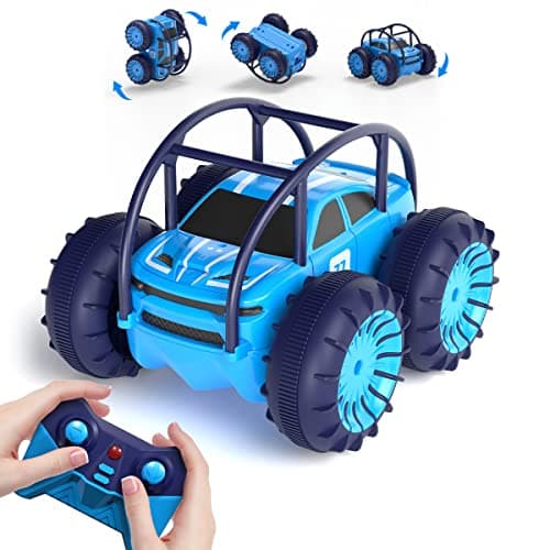 MaxTronic Fast Direct Charging Remote Control Car with 360 flip, waterproof stunt body and LED lights
