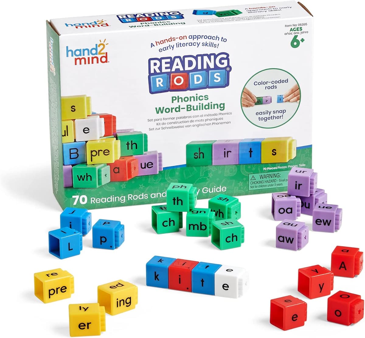 Learning Resources Reading Rods Phonics linking rods