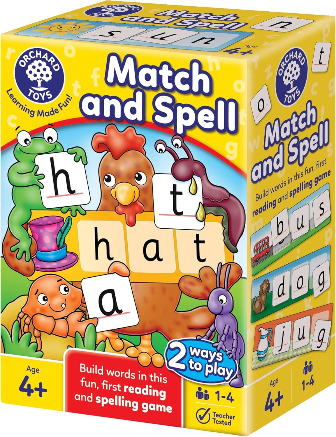 Orchard Toys Match and Spell box and letter cards