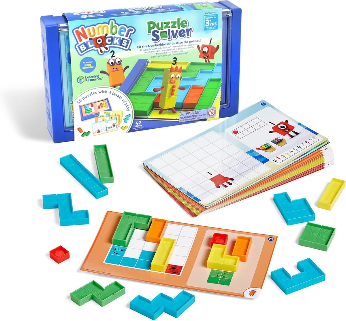 Numberblocks Puzzle Solver tray and character puzzle
