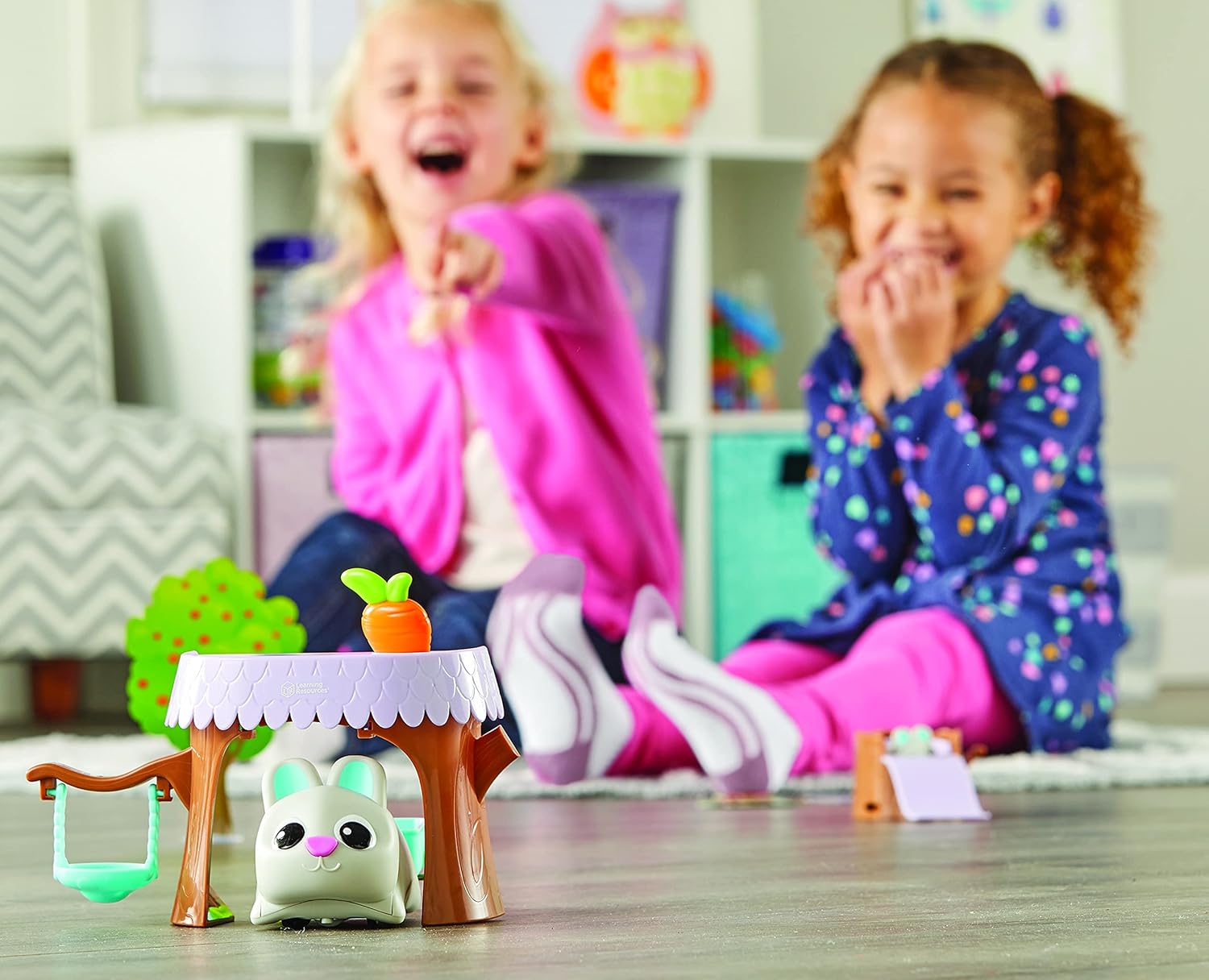 Coding Critters Bopper bunny robot with storybook