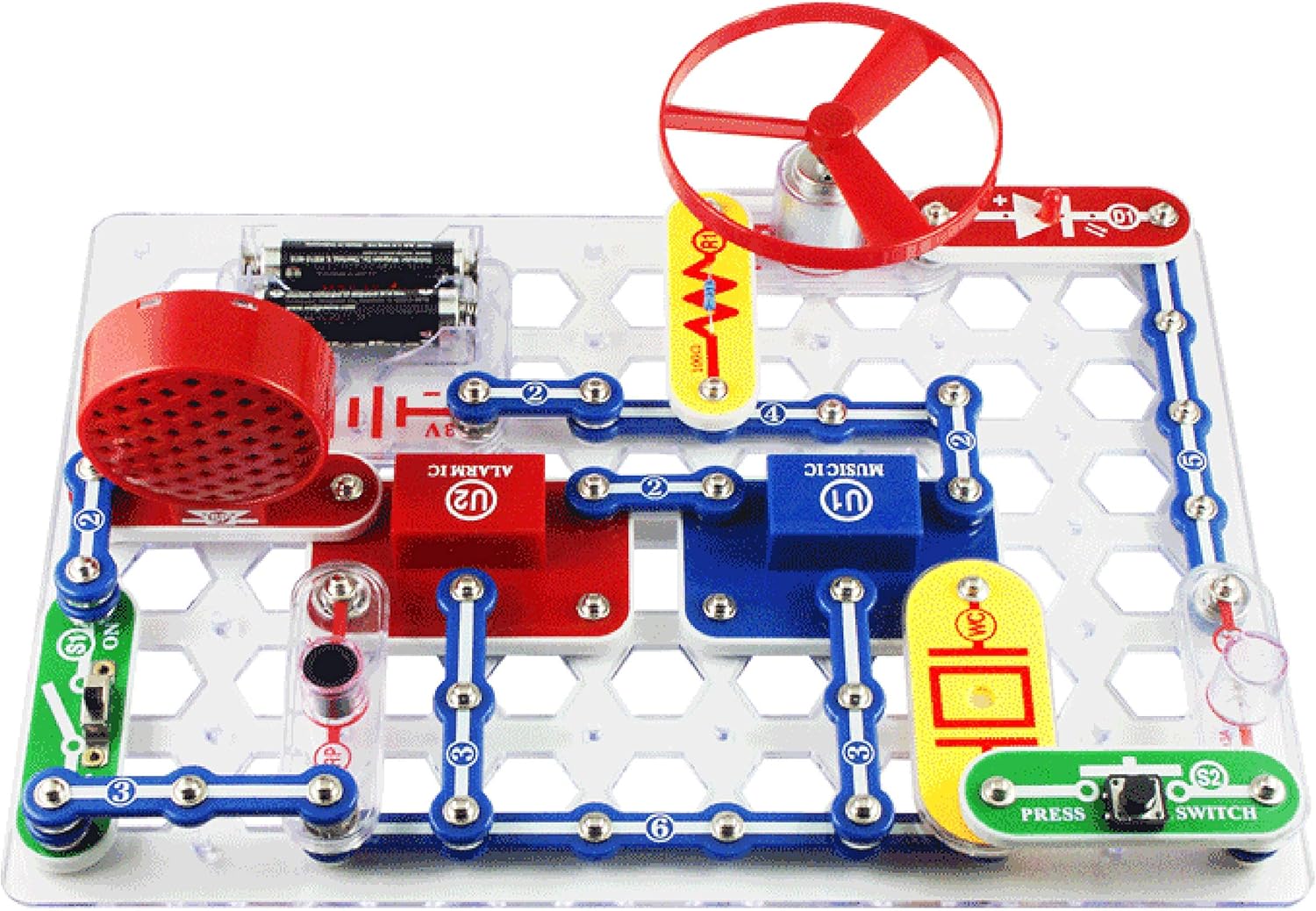 Snap Circuits Jr components
