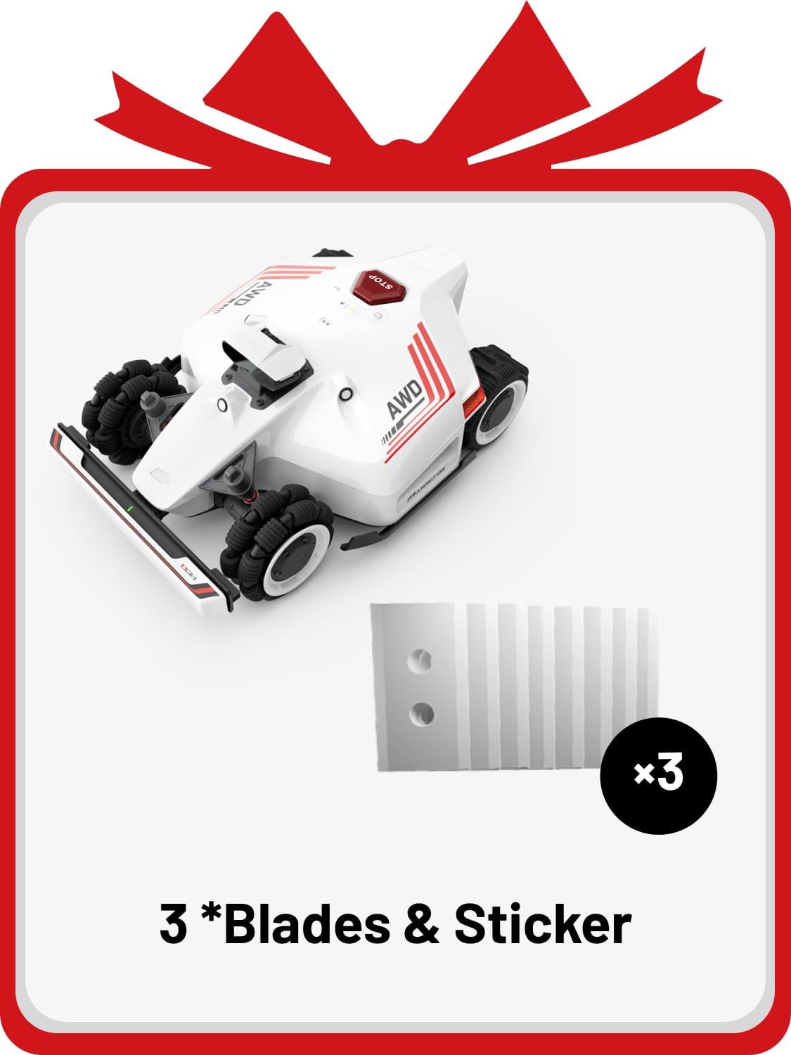 Mammotion LUBA 2 AWD 5000 RTK GPS navigation system