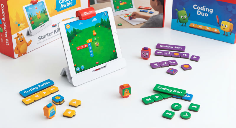 Osmo Coding Starter Kit with physical coding blocks